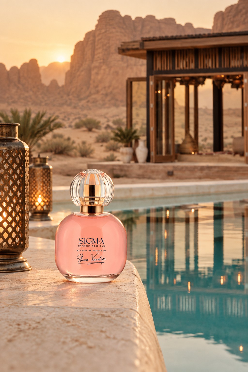 SIGMA Harmony Rose Oud at dusk